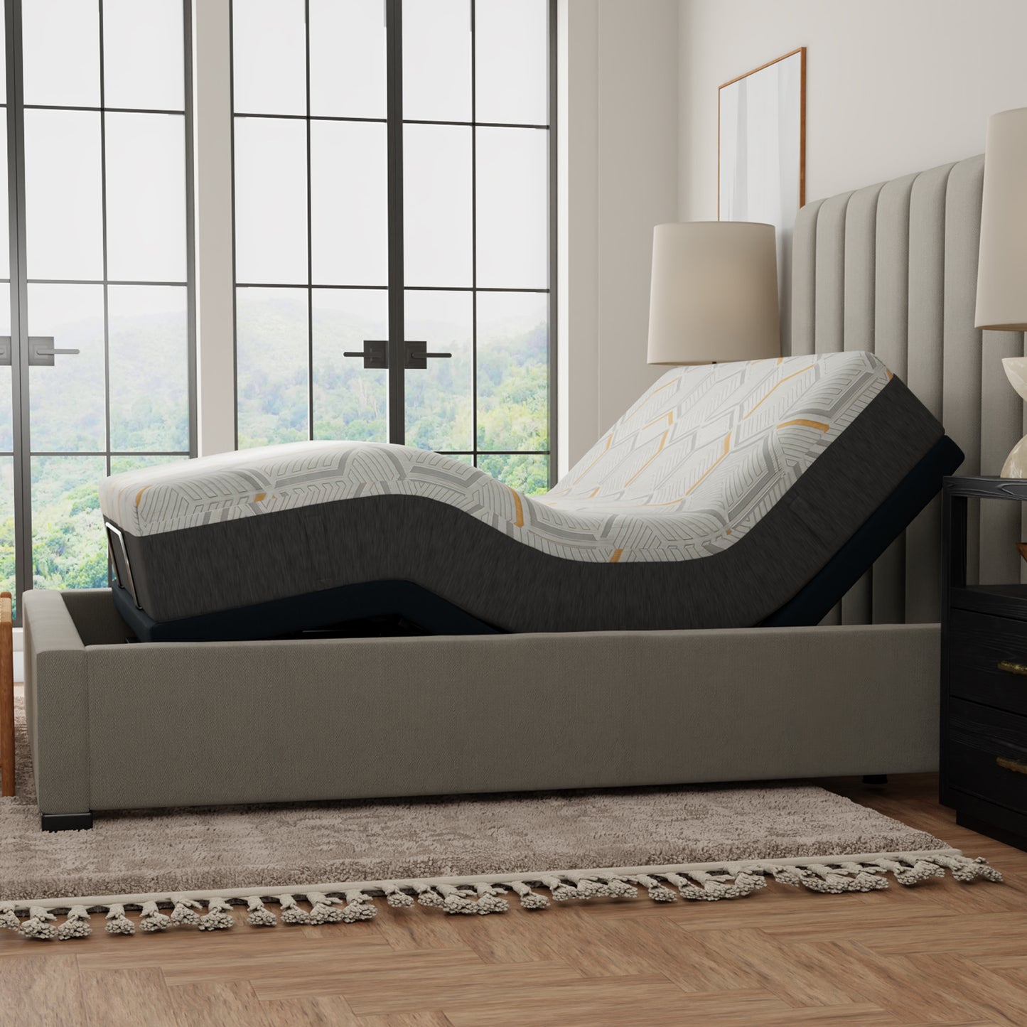 Flex Recovery C Series Mattress, Bed Size Queen, Side Tilt